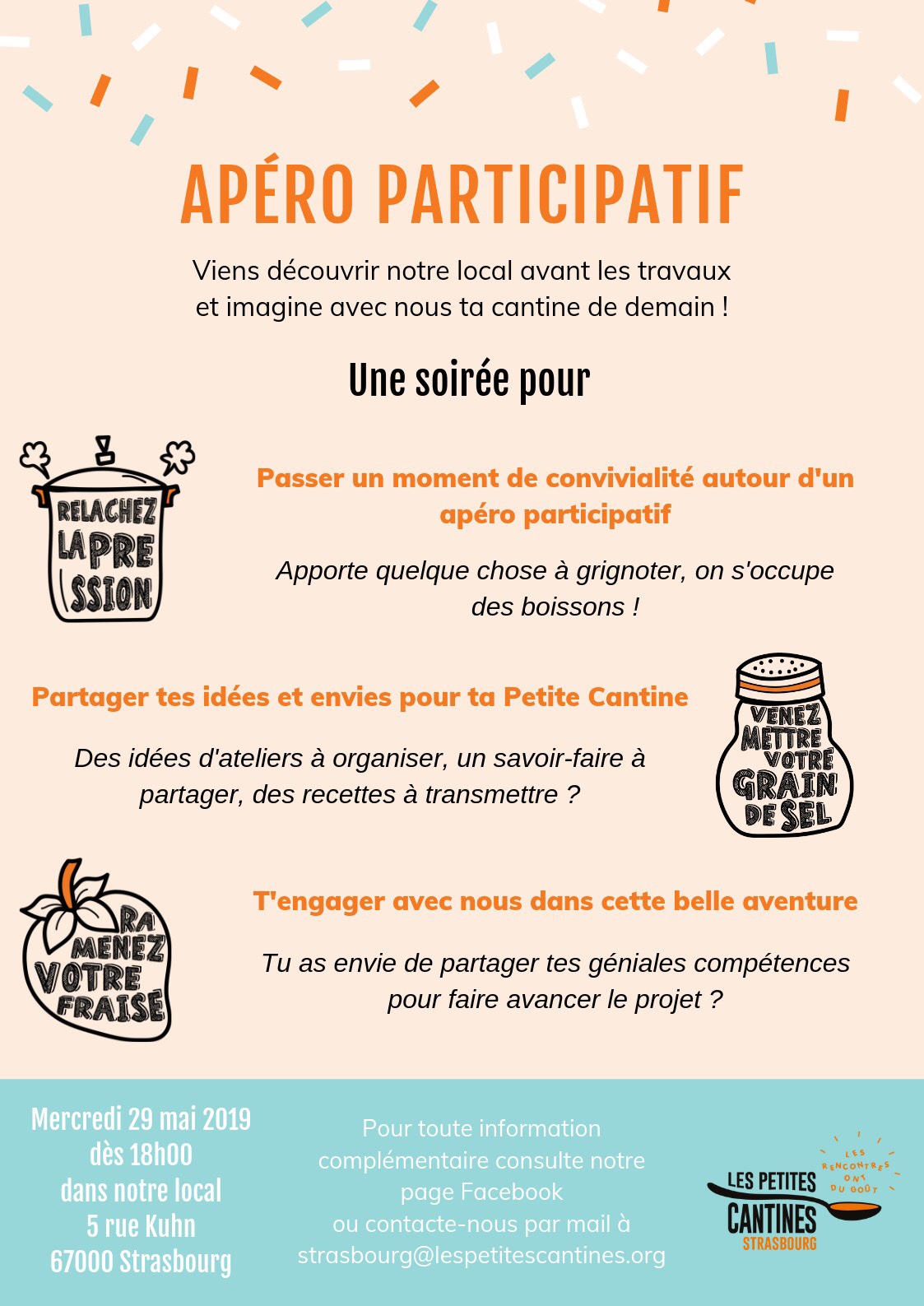 Les petites cantines invite à un apéro participatif le 29 mai